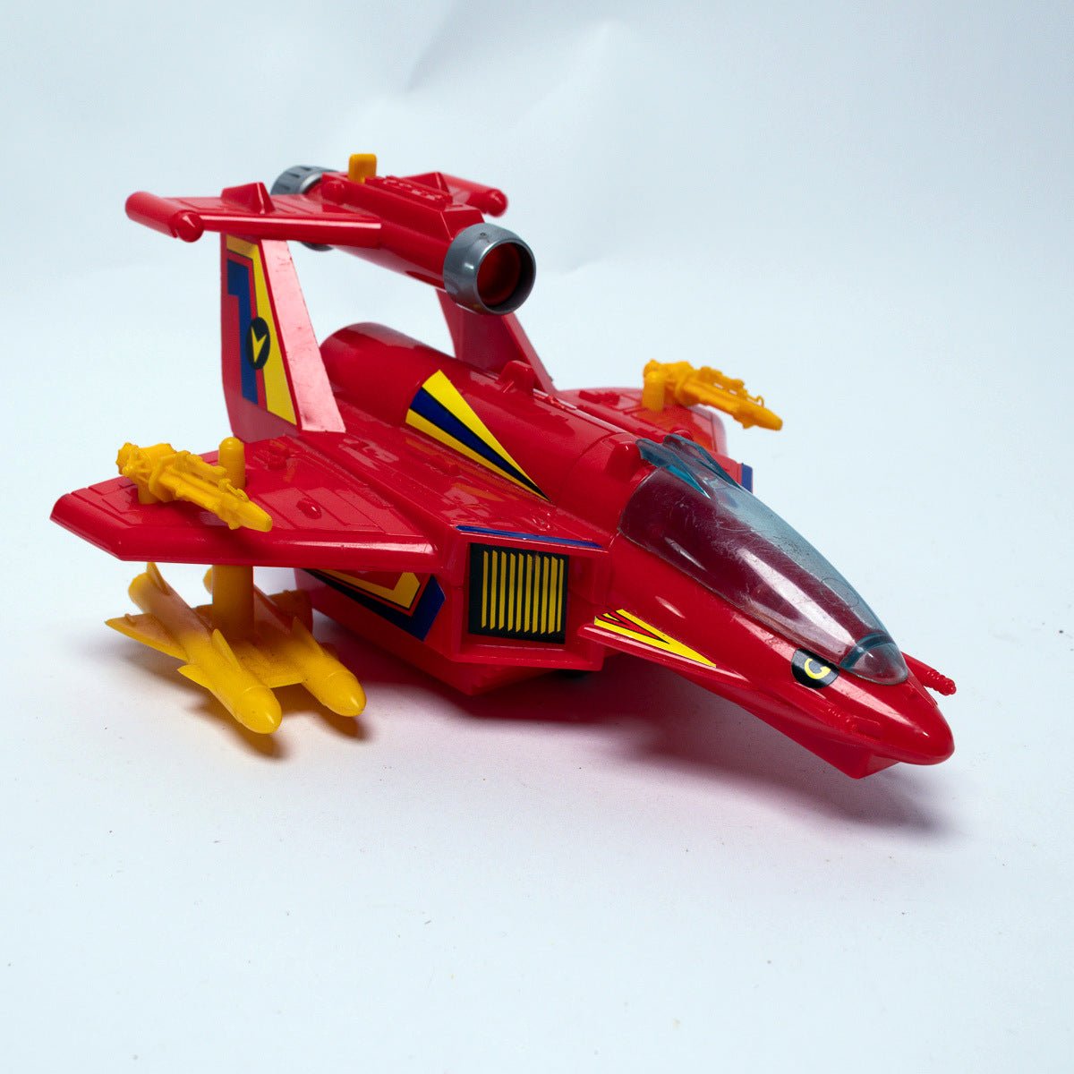 Vintage 1987 Bluebird Toys Manta Force Red Viper Play Set N/Complete Excellent Action Figure Playset Picture 4