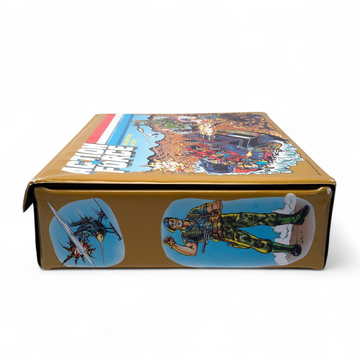 Vintage 1987 Cambrasound Action Force Vinyl Cassette Tape Collector Case Exc.