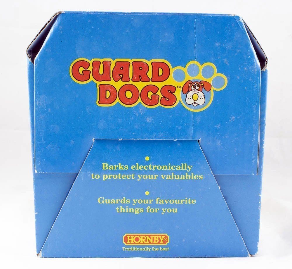Vintage 1990 Hornby Guard Dogs, Plush Electronic Safe, Mint & Boxed