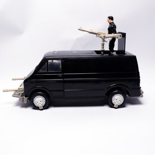 Vintage 1991 Toy Biz Punisher Van Marvel Superheroes Excellent Boxed w/Figure Action Figure Vehicle Picture 3