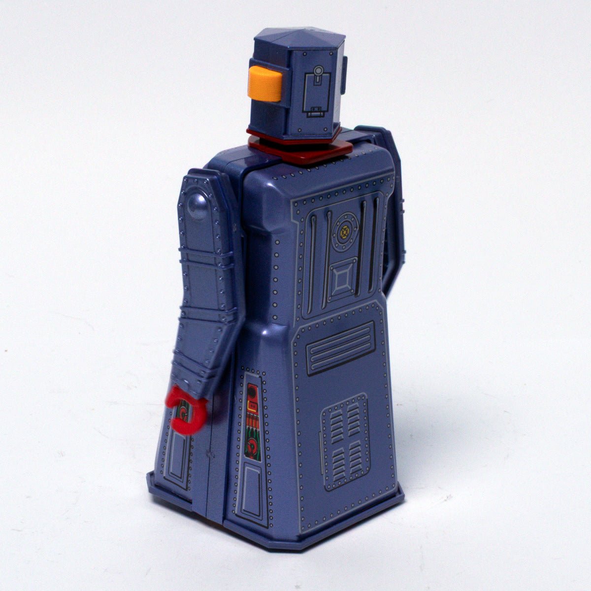 Vintage 1997 Masudaya Mini Target Robot Clockwork Tin Toy Replica Mint & Boxed