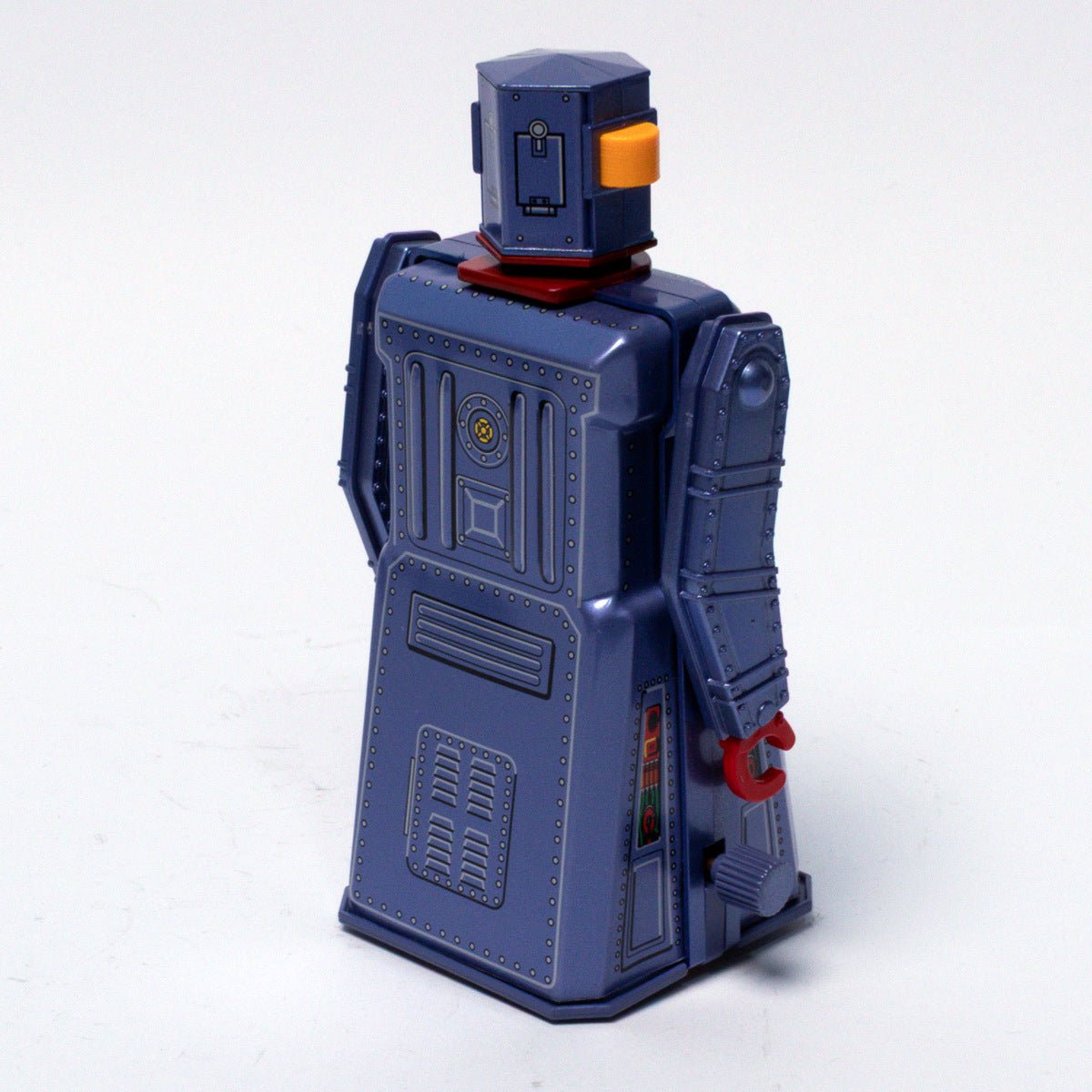 Vintage 1997 Masudaya Mini Target Robot Clockwork Tin Toy Replica Mint & Boxed