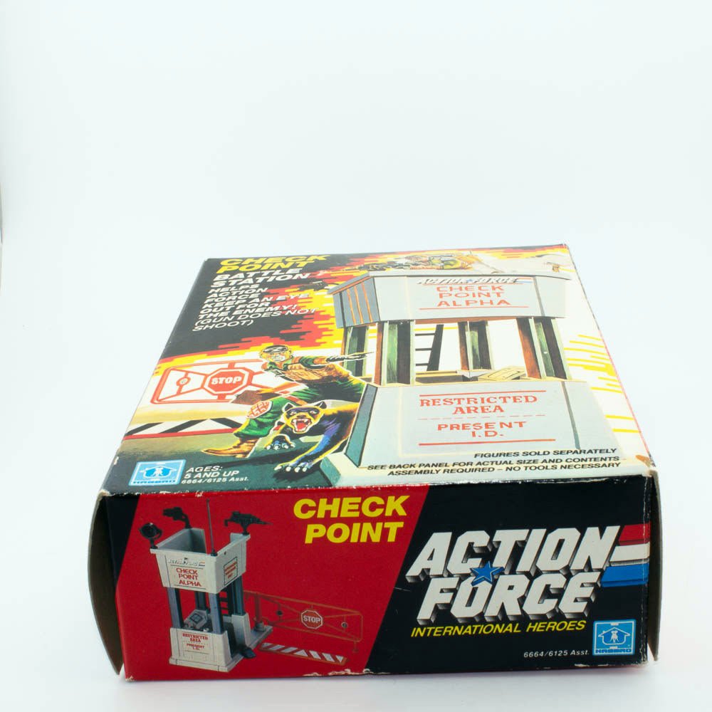 Vintage Action Force GI Joe CHECKPOINT BATTLE STATION Hasbro Boxed Sealed Bag - DT Collectable Toys
