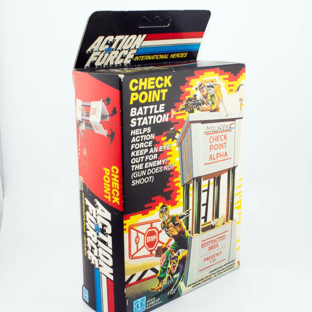 Vintage Action Force GI Joe CHECKPOINT BATTLE STATION Hasbro Boxed Sealed Bag - DT Collectable Toys