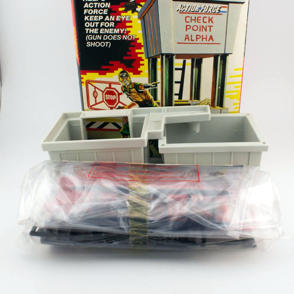 Vintage Action Force GI Joe CHECKPOINT BATTLE STATION Hasbro Boxed Sealed Bag - DT Collectable Toys