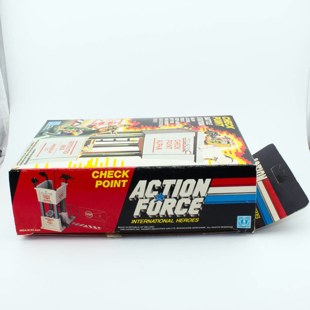 Vintage Action Force GI Joe CHECKPOINT BATTLE STATION Hasbro Boxed Sealed Bag - DT Collectable Toys