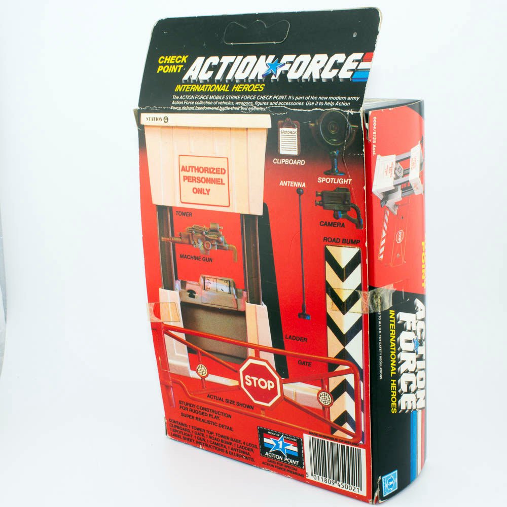 Vintage Action Force GI Joe CHECKPOINT BATTLE STATION Hasbro Boxed Sealed Bag - DT Collectable Toys
