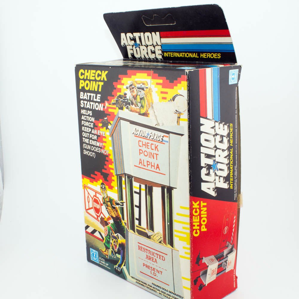 Vintage Action Force GI Joe CHECKPOINT BATTLE STATION Hasbro Boxed Sealed Bag - DT Collectable Toys