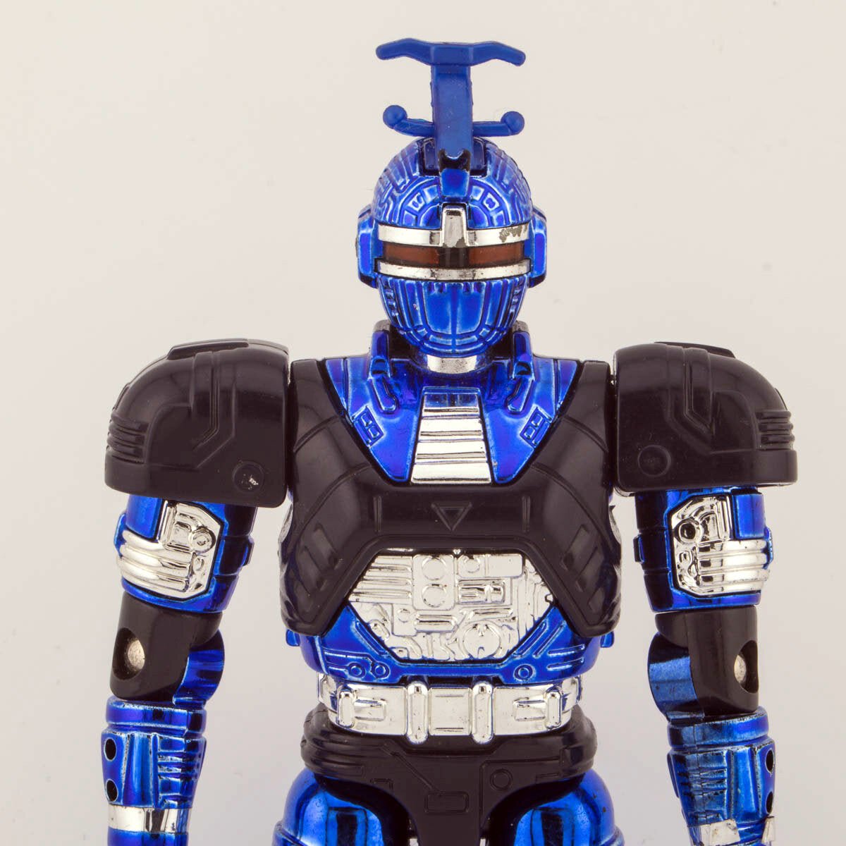 Vintage Bandai Blue Stinger Beetleborg 1996 Excellent Action Figure - DT Collectable Toys