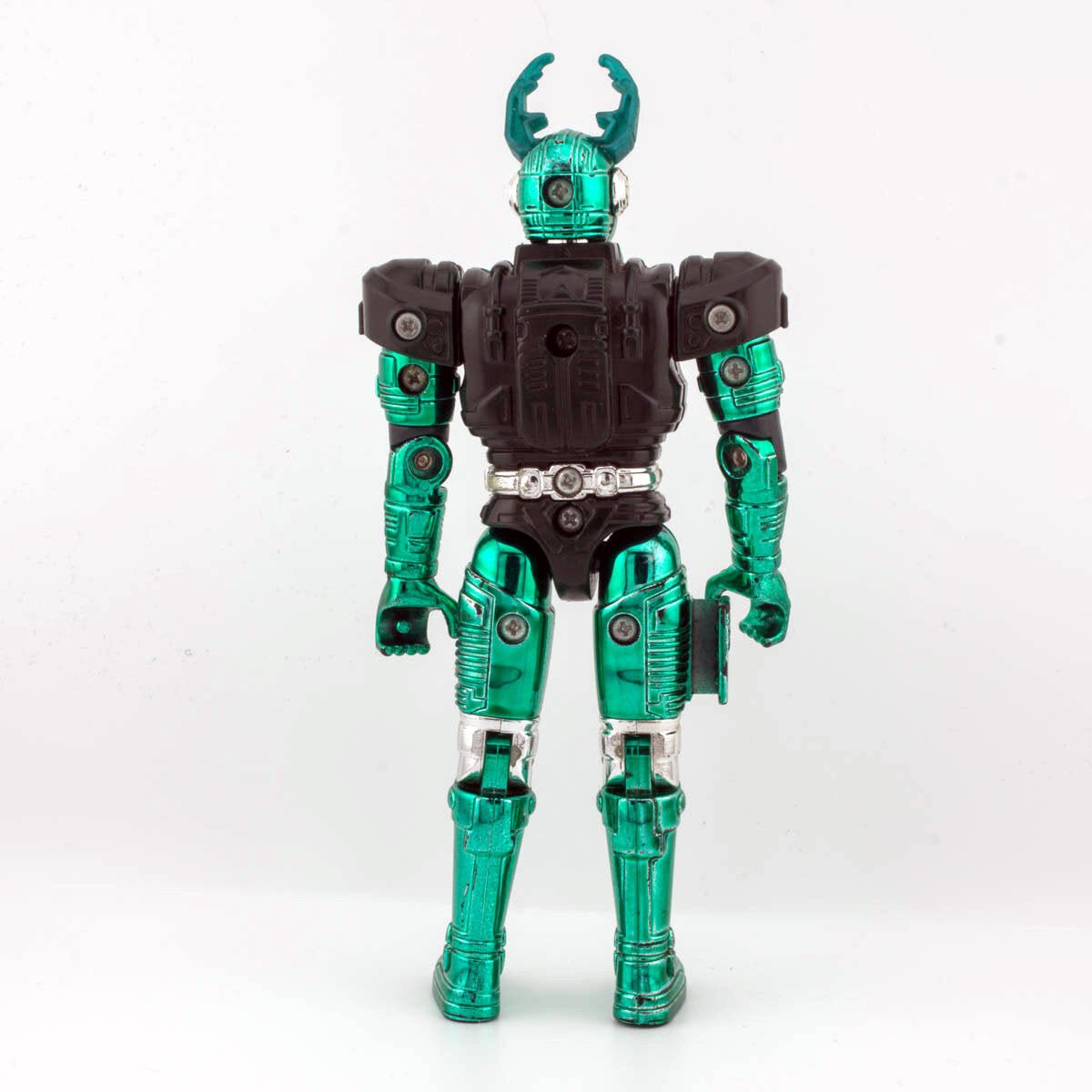 Vintage Bandai Green Hunter Beetleborg 1996 Excellent Action Figure Picture 3