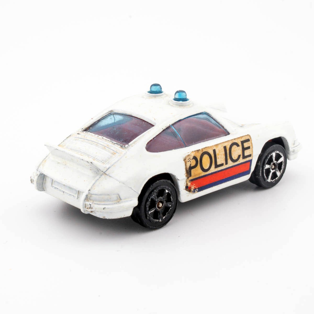 Vintage Corgi Juniors #37 PORSCHE CARRERA Police Red Interior Ex. Diecast Model - DT Collectable Toys