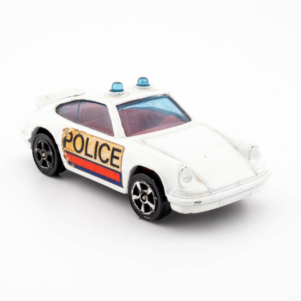 Vintage Corgi Juniors #37 PORSCHE CARRERA Police Red Interior Ex. Diecast Model - DT Collectable Toys