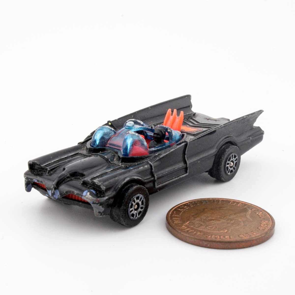 Vintage Corgi Juniors #69 BATMOBILE, DC Comics Good Condition Diecast Model - DT Collectable Toys