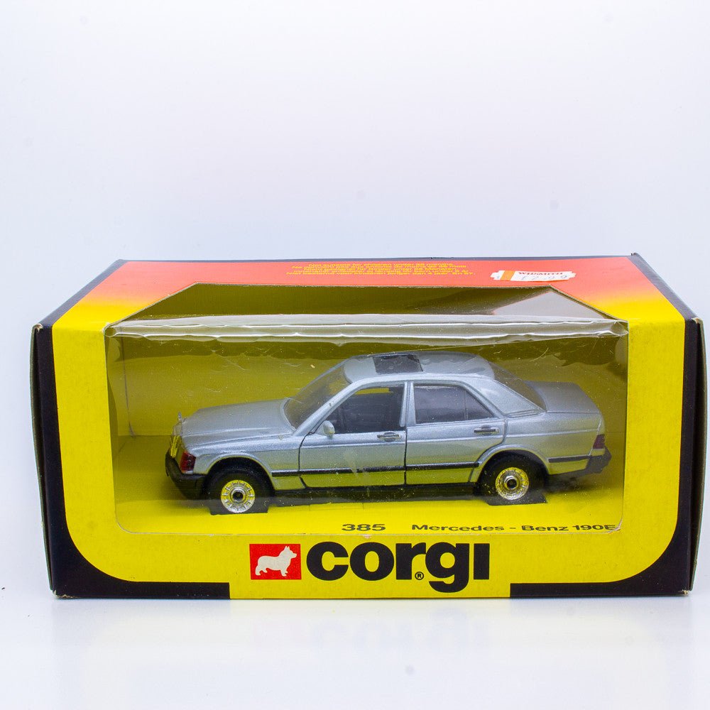 Vintage Corgi Toys 385 Mercedes - Benz 190E, Mint in an Excellent Box 1984