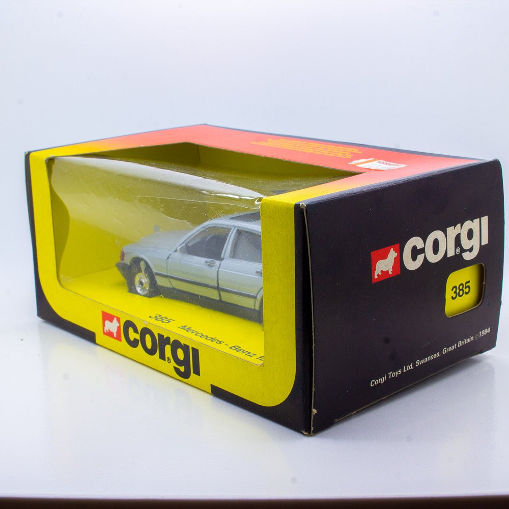 Vintage Corgi Toys 385 Mercedes - Benz 190E, Mint in an Excellent Box 1984
