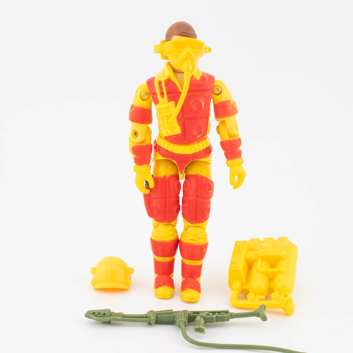 Vintage Hasbro Action Force GI Joe BLOWTORCH 1985 Rare Complete Action Figure - DT Collectable Toys