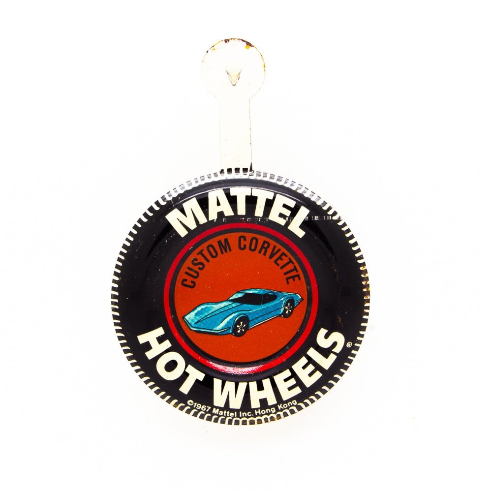 Vintage Hot Wheels Redline Tinplate Button Badge All Very Good or Better Picture 8