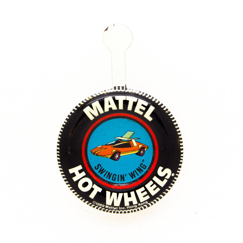 Vintage Hot Wheels Redline Tinplate Button Badge All Very Good or Better Picture 30