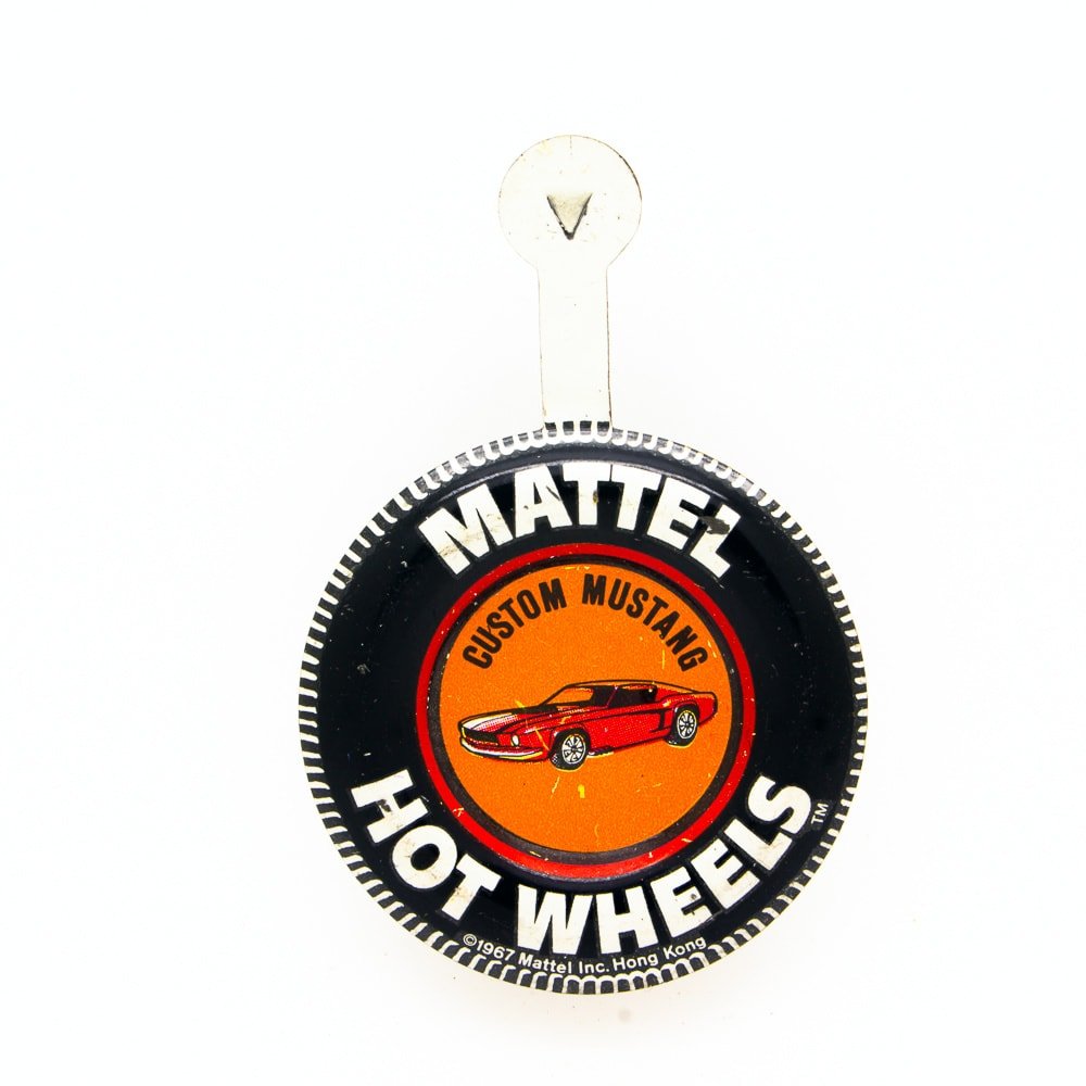 Vintage Hot Wheels Redline Tinplate Button Badge All Very Good or Better Picture 11