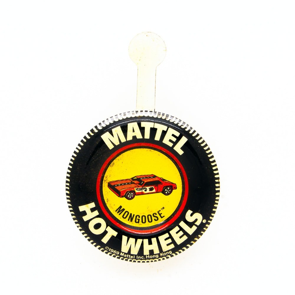Vintage Hot Wheels Redline Tinplate Button Badge All Very Good or Better Picture 23