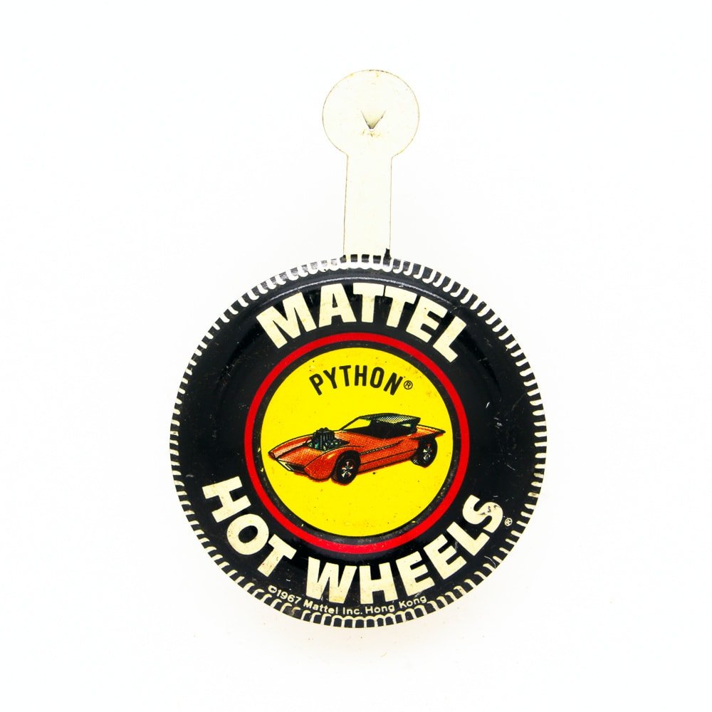 Vintage Hot Wheels Redline Tinplate Button Badge All Very Good or Better