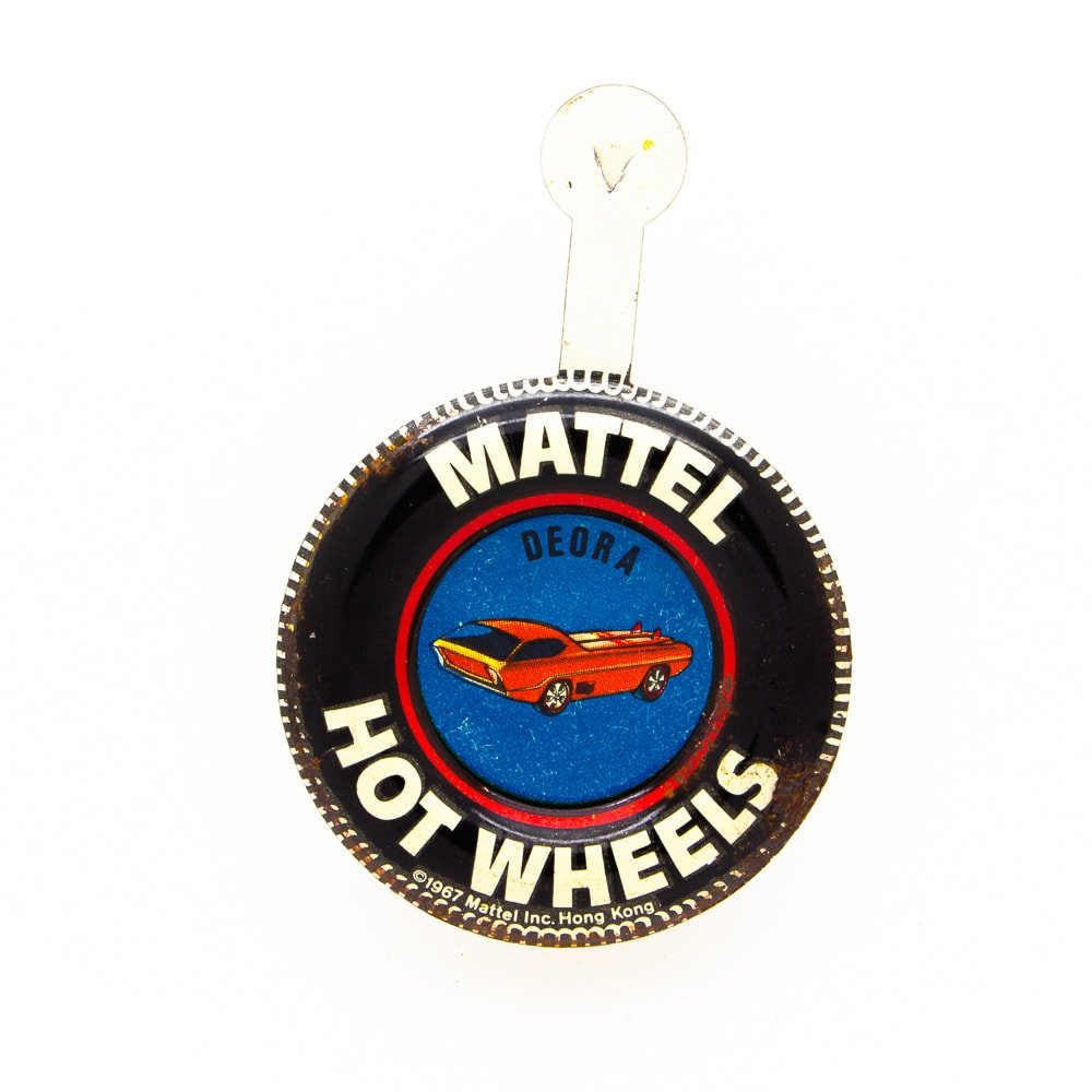 Vintage Hot Wheels Redline Tinplate Button Badge All Very Good or Better