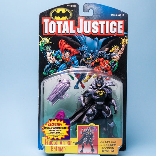 Vintage Kenner Total Justice FRACTAL ARMOR BATMAN 1996 DC Comics Action Figure Action Figure Picture 1