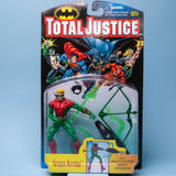 Vintage Kenner Total Justice GREEN ARROW 1996 DC Comics MOC Action Figure - DT Collectable Toys