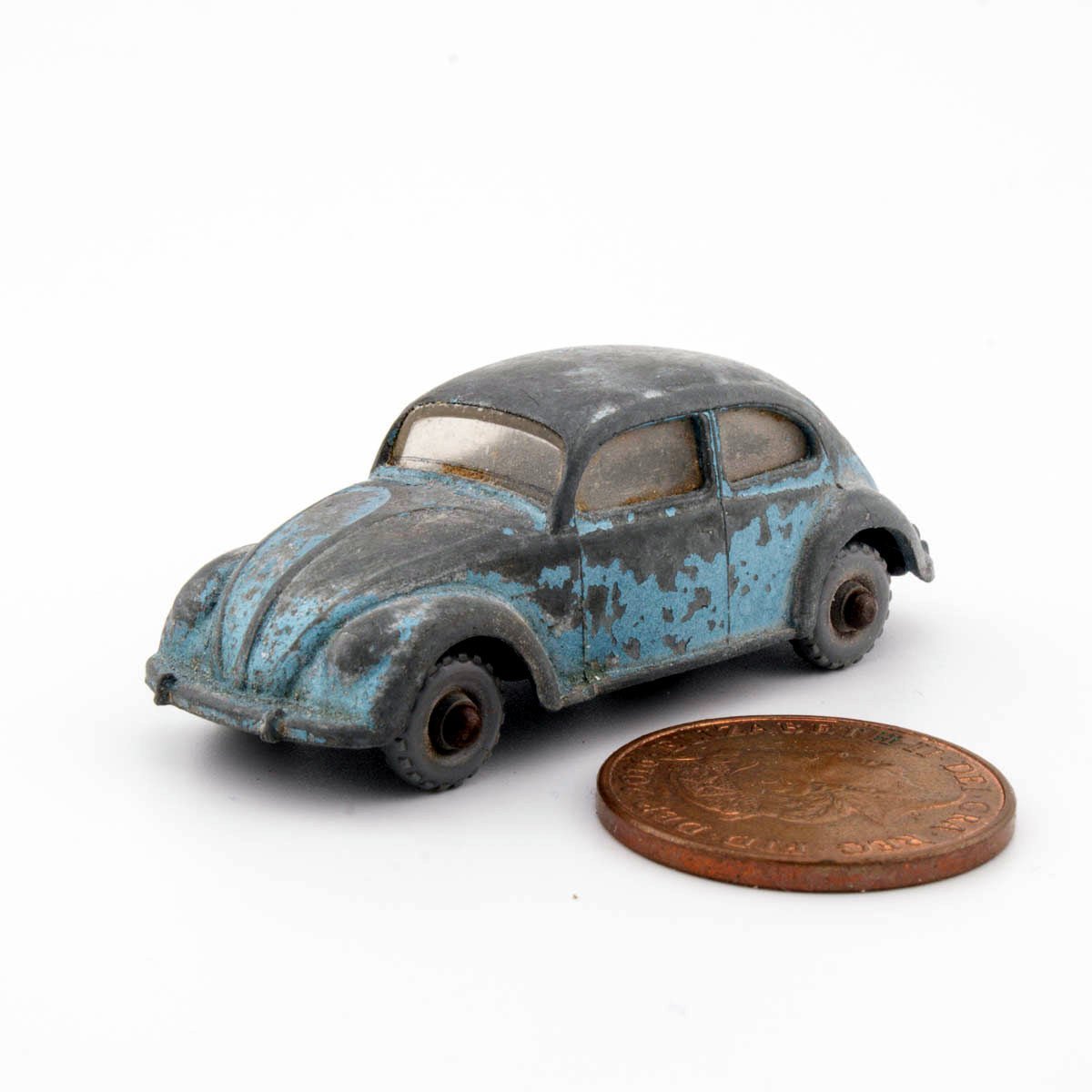 Vintage Lesney Matchbox 1 - 75 Series 25b VOLKSWAGEN 1200 SEDAN Poor Diecast Model - DT Collectable Toys