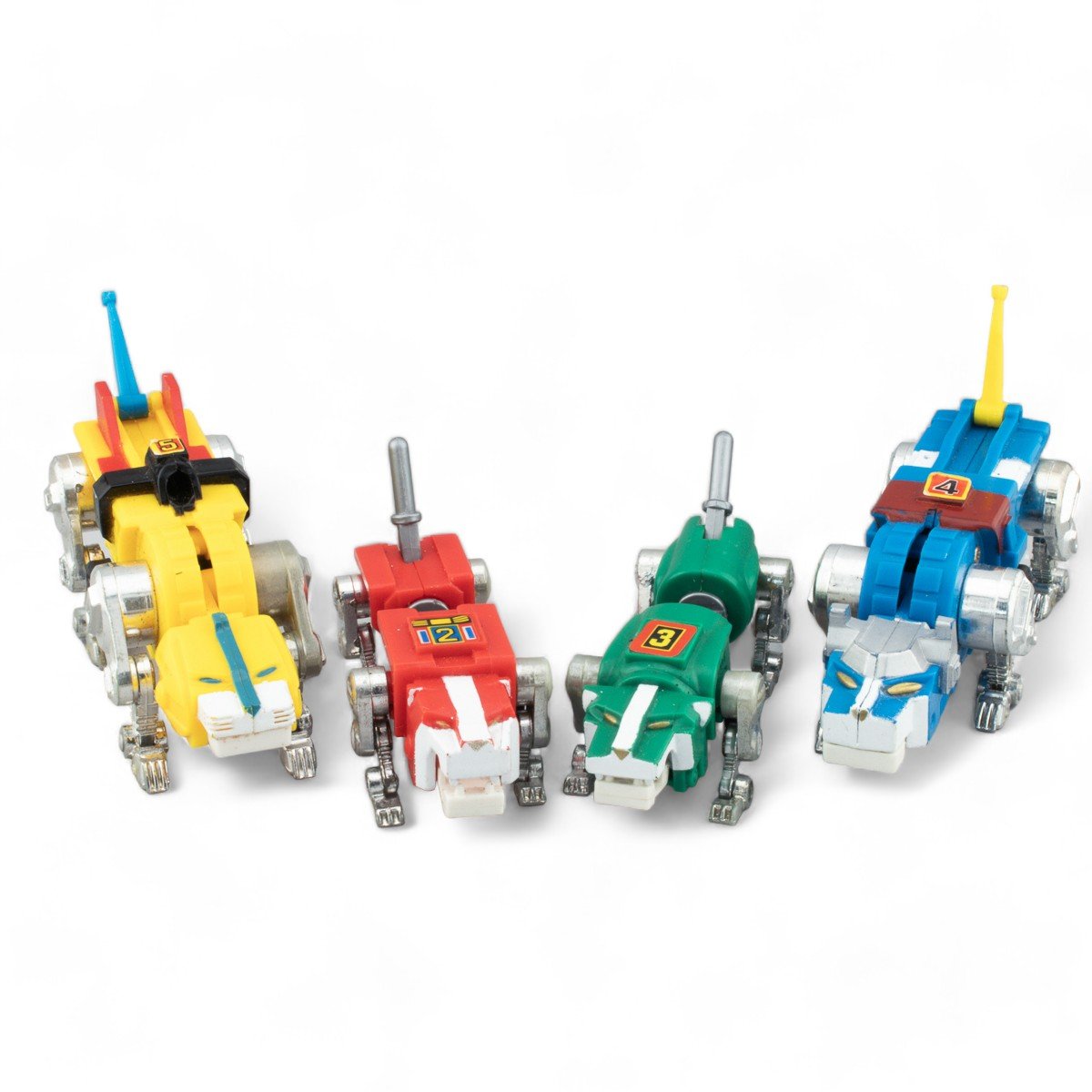 Vintage LJN Voltron Motorized Lion Force Excellent 1986 Action Figures - DT Collectable Toys