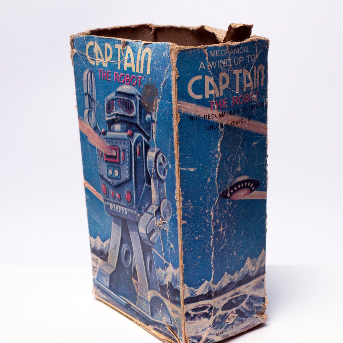 Vintage MTU Captain the Robot c.1980 Made in Korea Very Good in Poor Box Robots & Space Toys Picture 8