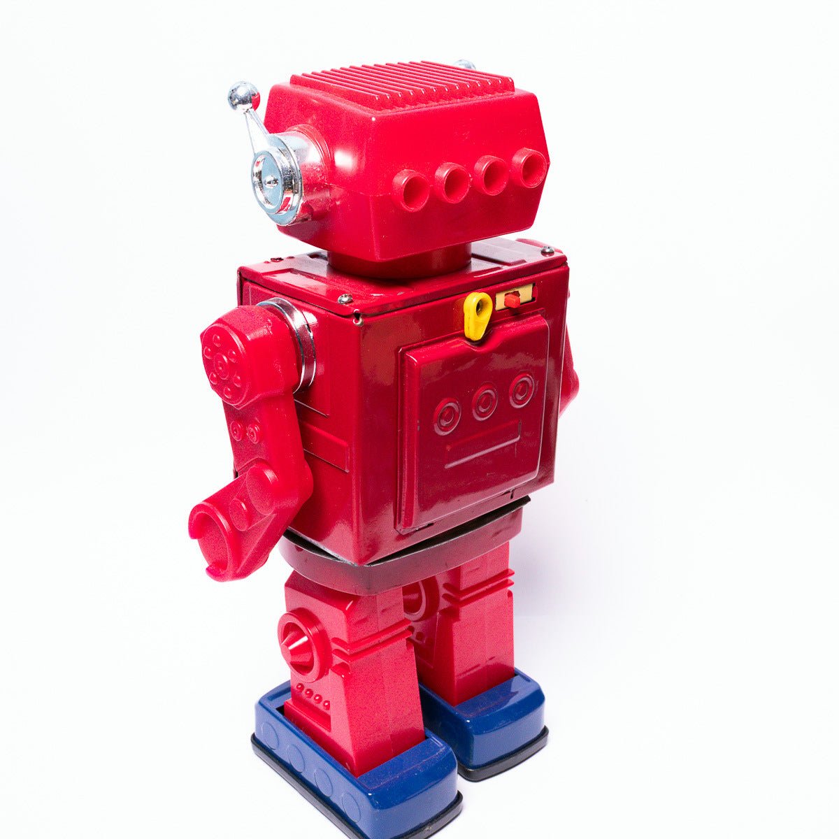 Vintage Super Astronaut Rotate - O - Matic Plastic Legs SJM3006 Tinplate Robot & Box