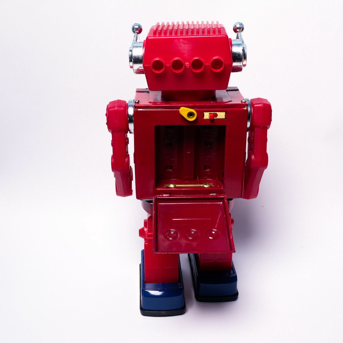 Vintage Super Astronaut Rotate - O - Matic Plastic Legs SJM3006 Tinplate Robot & Box