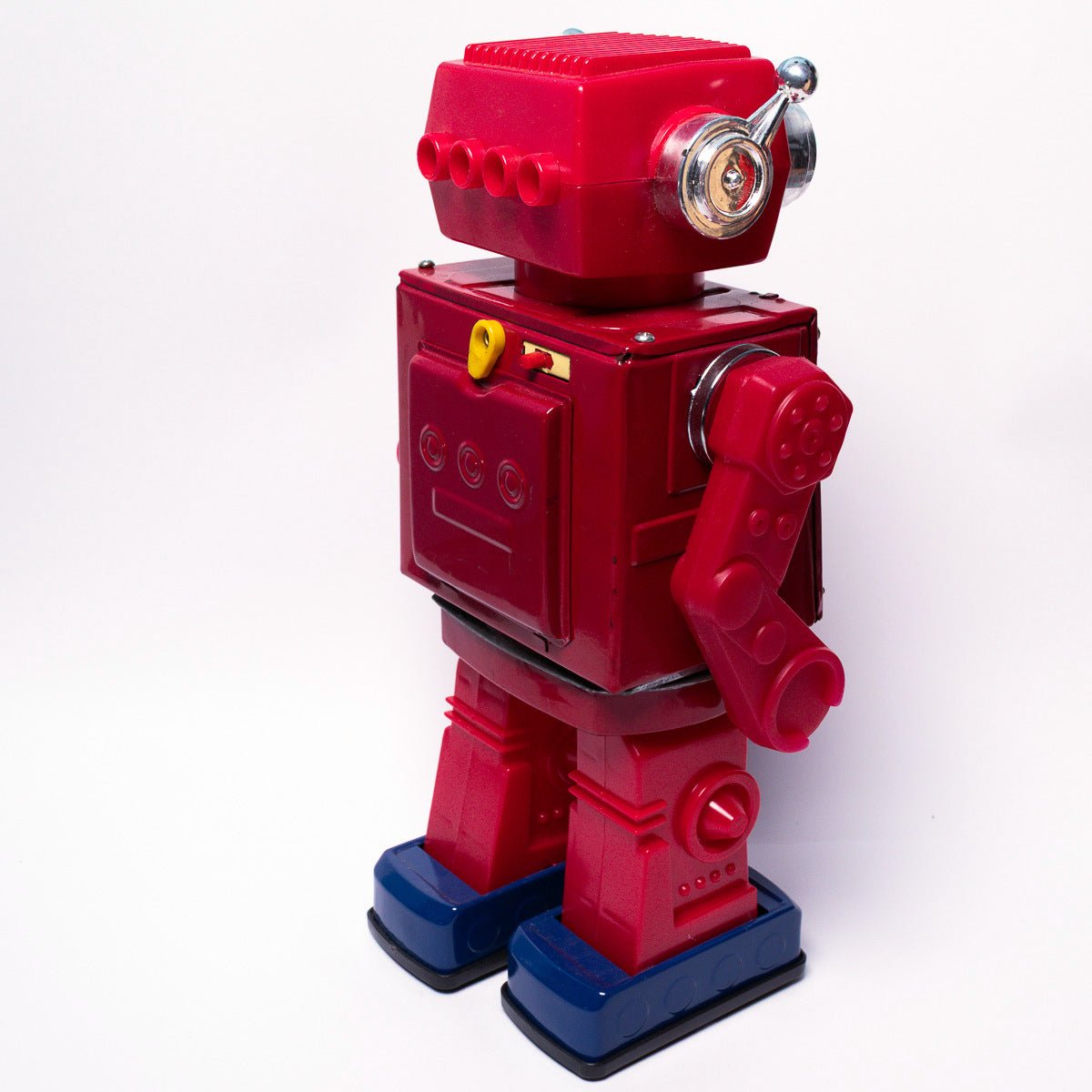 Vintage Super Astronaut Rotate - O - Matic Plastic Legs SJM3006 Tinplate Robot & Box