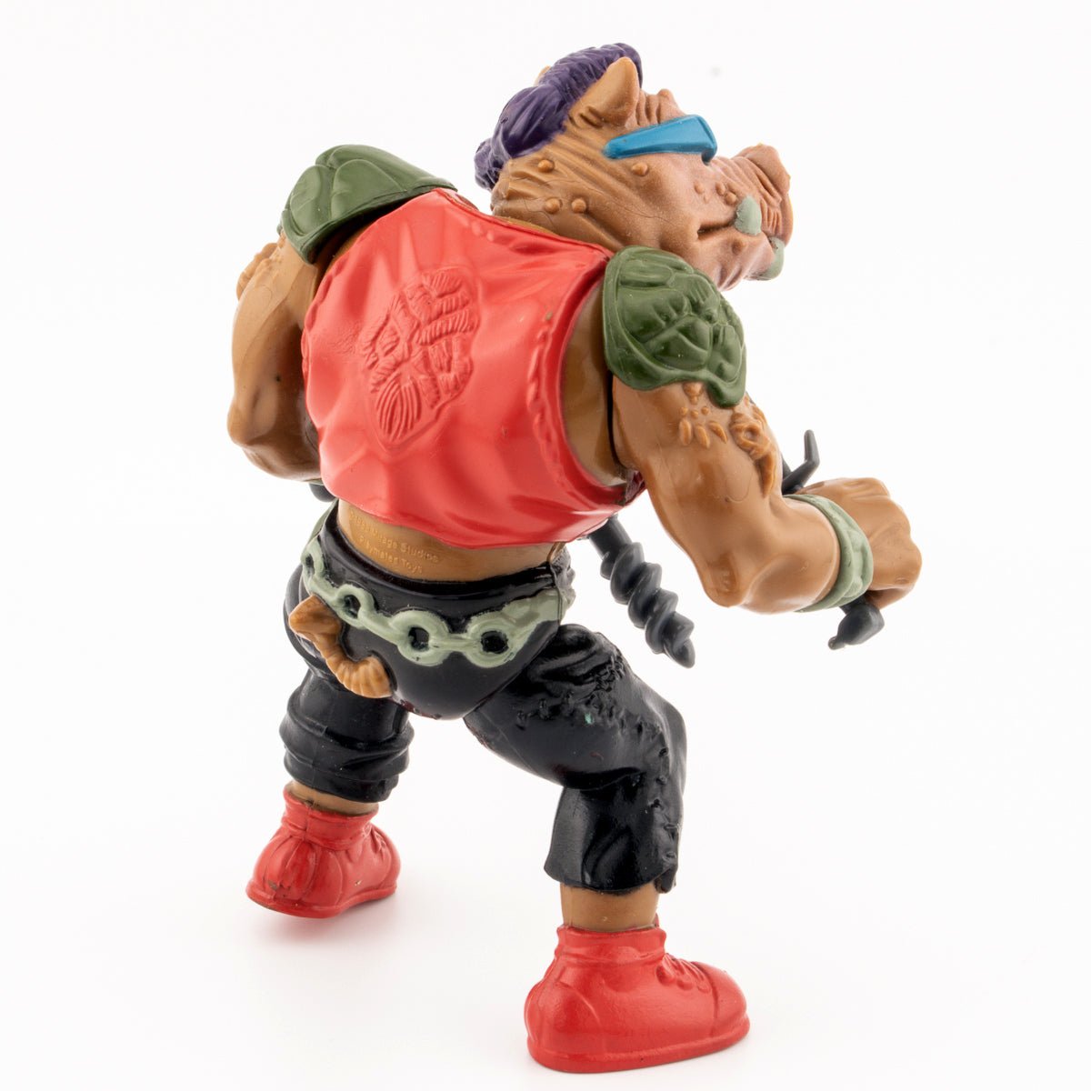 Vintage TMNT Bebop 1988 Playmates Teenage Mutant Ninja Turtles Action Figure - DT Collectable Toys
