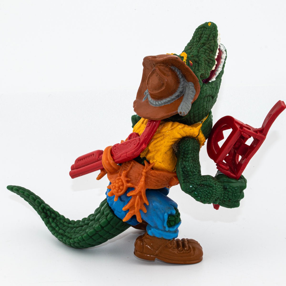 Vintage TMNT Leatherhead 1989 Playmates Teenage Mutant Ninja Turtles Action Figure - DT Collectable Toys