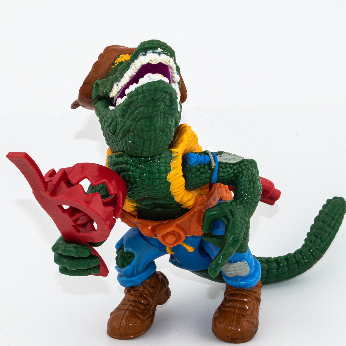Vintage TMNT Leatherhead 1989 Playmates Teenage Mutant Ninja Turtles Action Figure - DT Collectable Toys