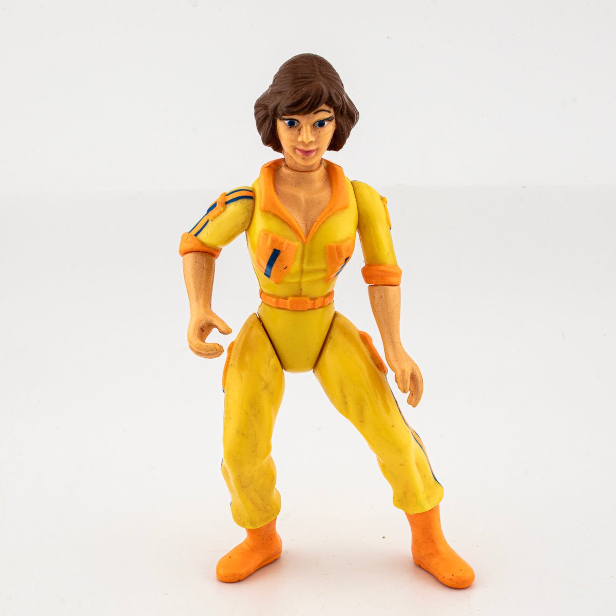 Vintage TMNT No Press April O' Neil 1988 Playmates Teenage Mutant Ninja Turtles - DT Collectable Toys