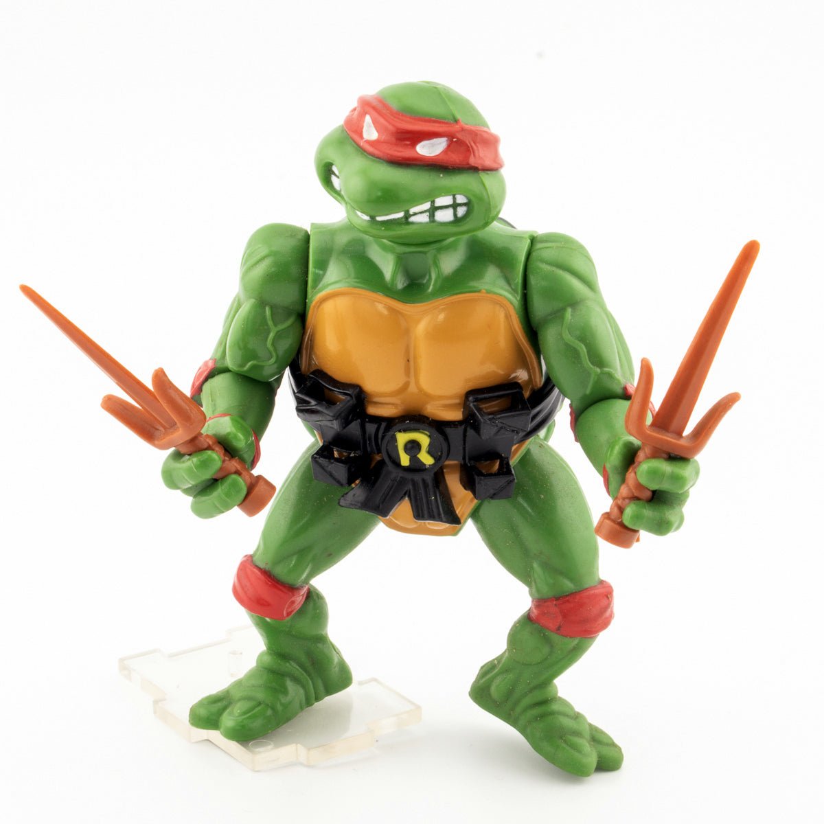 Vintage TMNT Raphael 1988 Playmates Teenage Mutant Ninja Turtles Action Figure - DT Collectable Toys