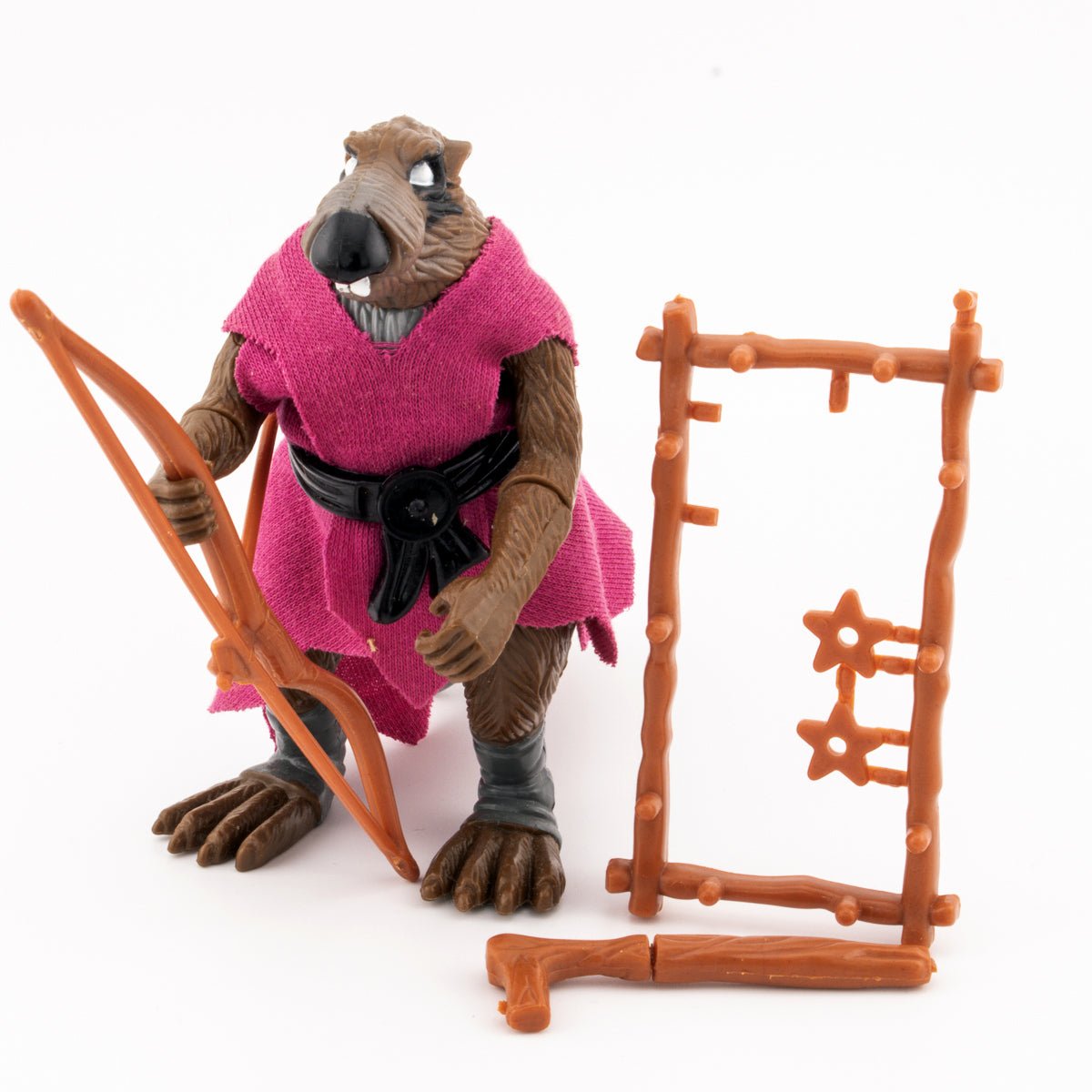 Vintage TMNT Splinter 1988 Playmates Teenage Mutant Ninja Turtles Action Figure - DT Collectable Toys