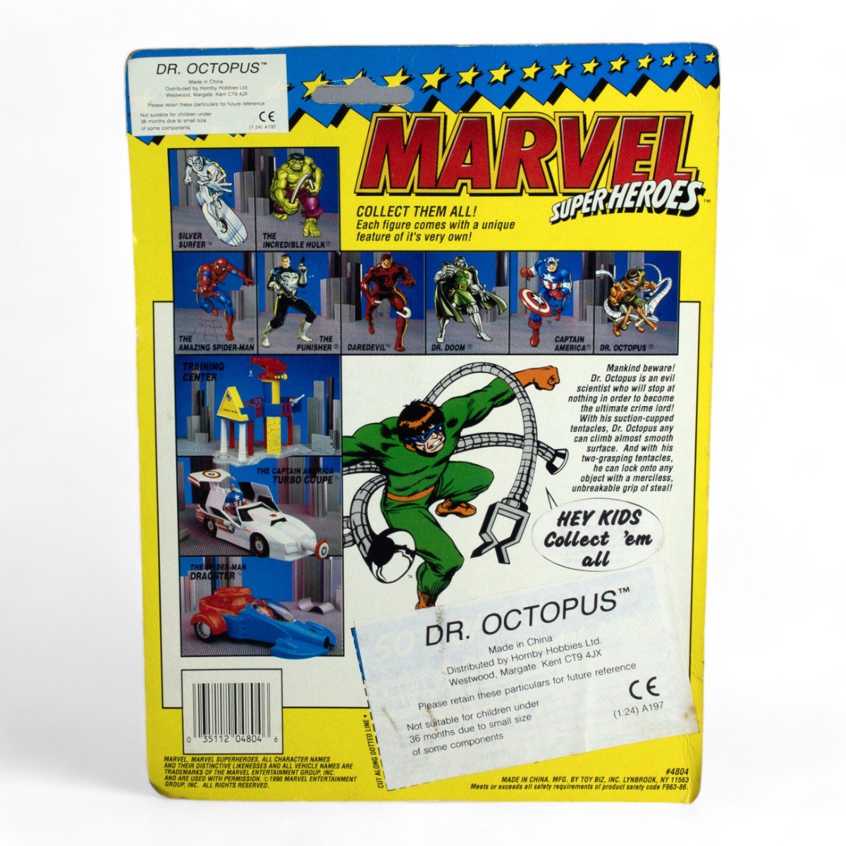 Vintage Toy Biz Dr Octopus Marvel Super Heroes Carded Action Figure Opened - DT Collectable Toys