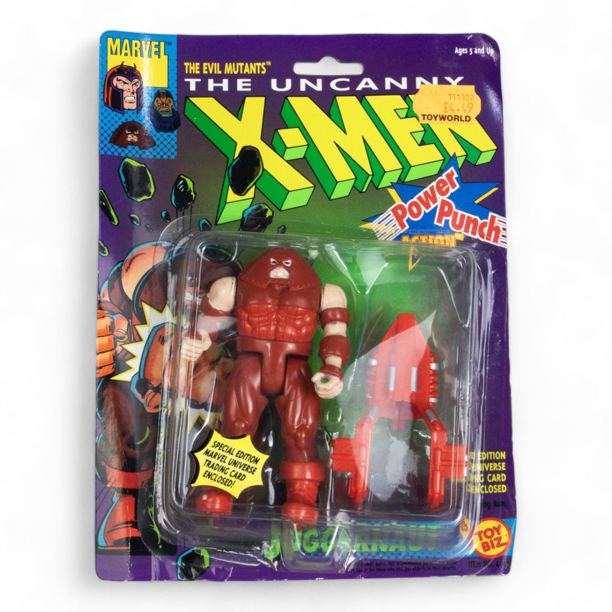 Vintage Toy Biz X - Men The Uncanny Juggernaut Carded Action Figure Opened - DT Collectable Toys