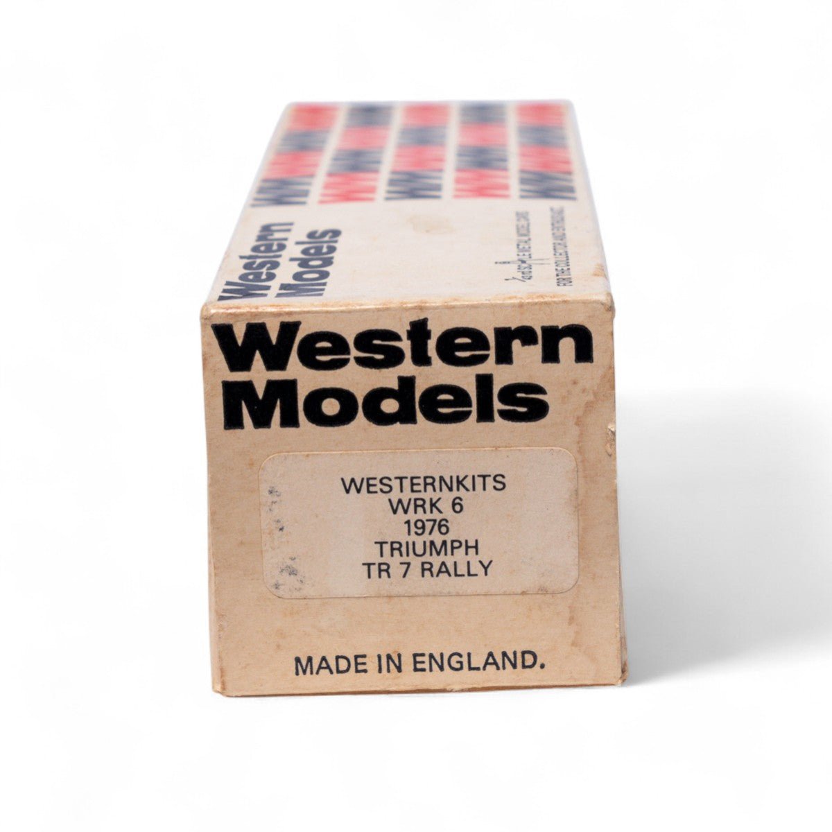 Western Models WRK 6 1976 Triumph TR7 Rally 1/43 White Metal Mint & Boxed