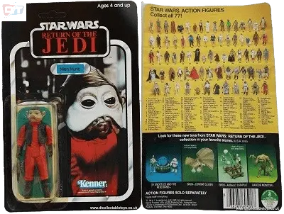 Vintage Star Wars Kenner Return of the Jedi NIEN NUNB 77 Back Un-Punched Card - DT Collectable Toys