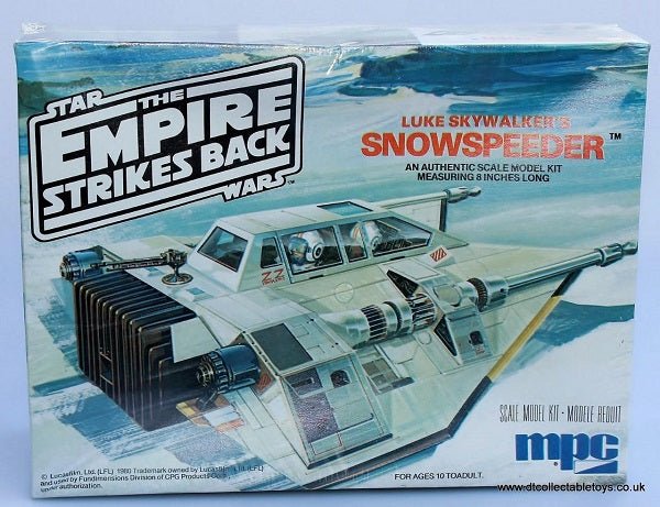 Vintage 1980 MPC Model Kit Factory Sealed STAR WARS THE EMPIRE STRIKES BACK SNOWSPEEDER - DT Collectable Toys