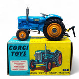 1961 Vintage Corgi Toys 55 Fordson Power Major Tractor Excellent Boxed