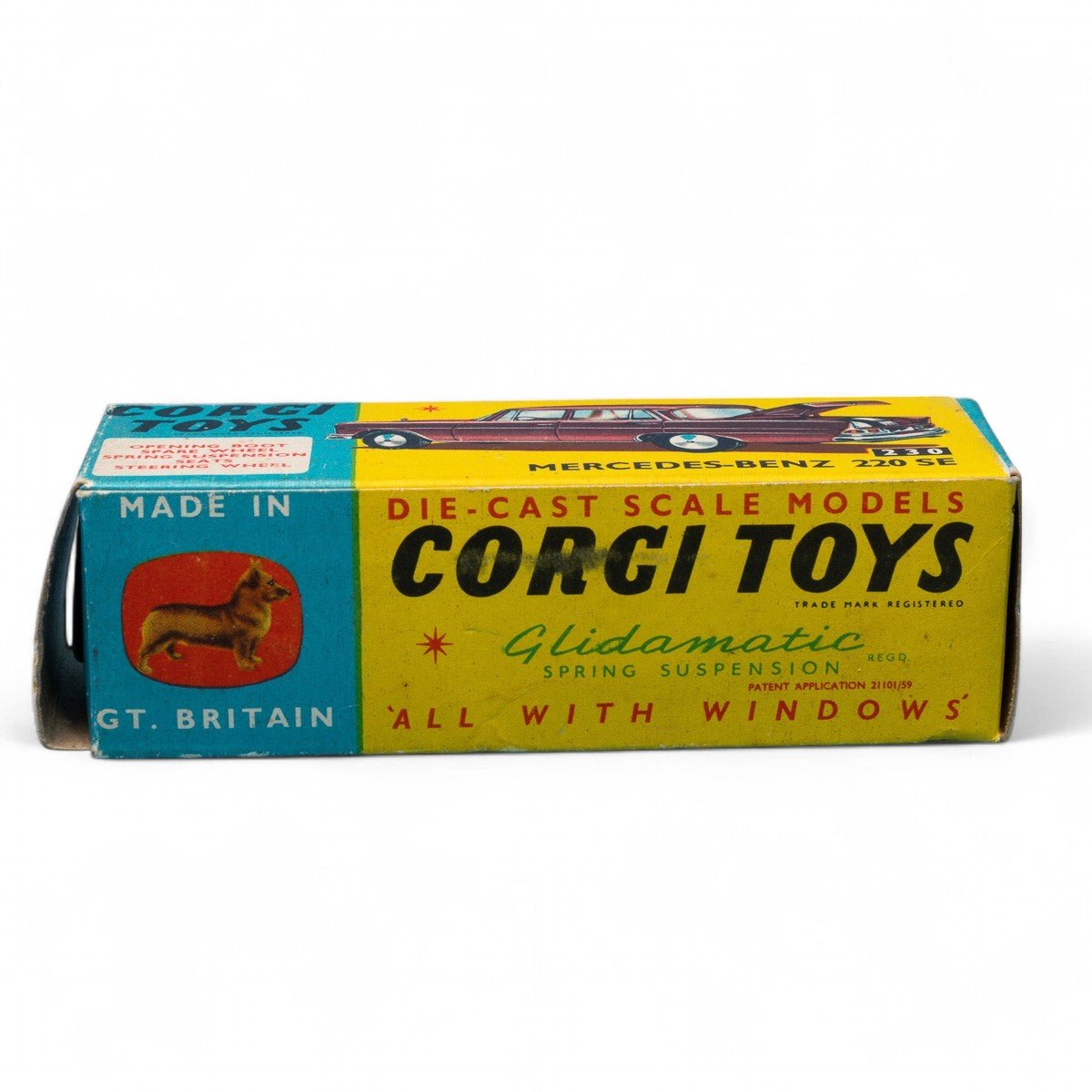 1962 Vintage Corgi Toys 230 MERCEDES - BENZ 220 SE Near Mint & BoxedDiecast Vehicle Picture 13