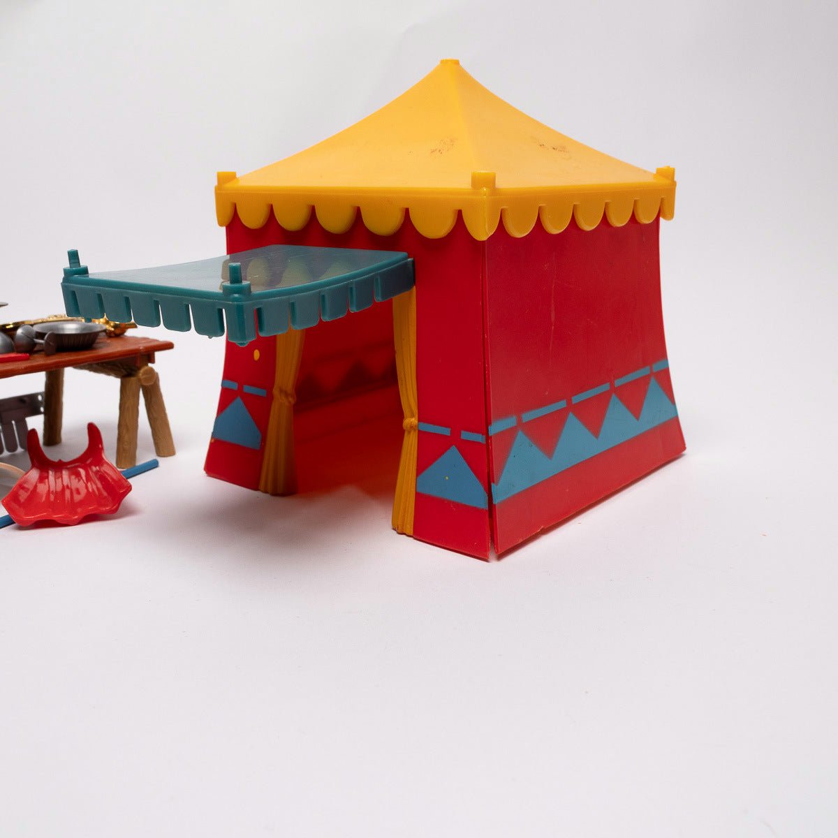 1980 Asterix Play Roman Tent Ceji / Toycloud Damaged for Spares Action Figure Playset Picture 2