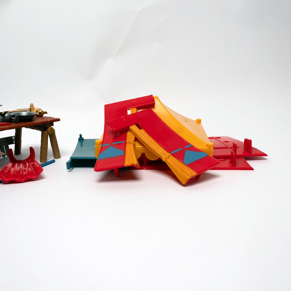 1980 Asterix Play Roman Tent Ceji / Toycloud Damaged for Spares Action Figure Playset Picture 5