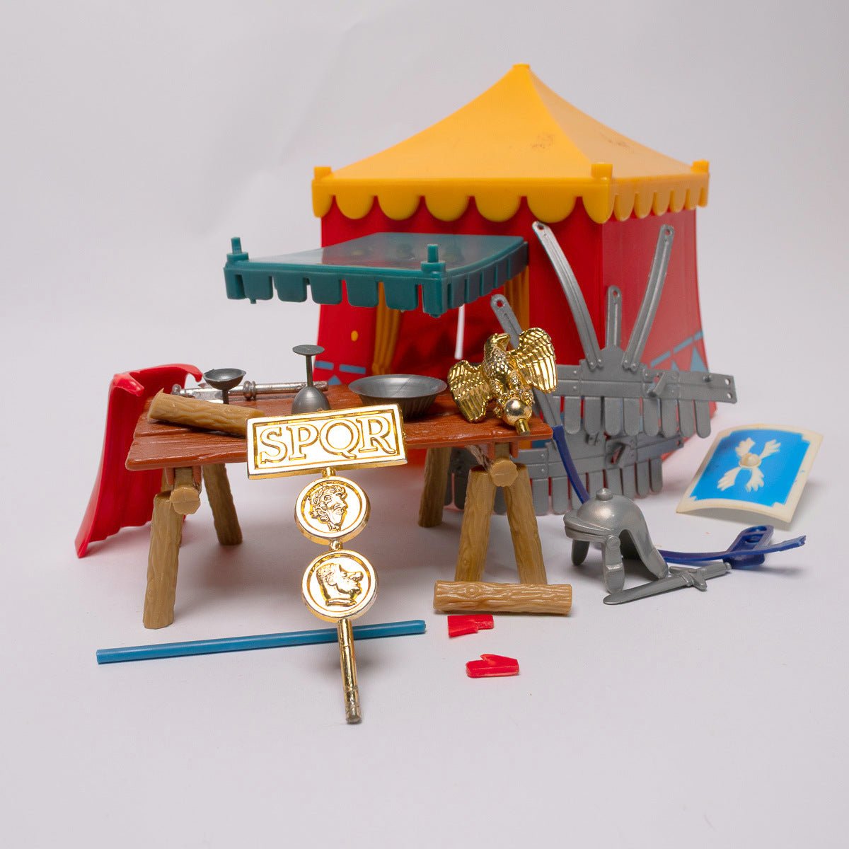 1980 Asterix Play Roman Tent Ceji / Toycloud Damaged for Spares Action Figure Playset Picture 1